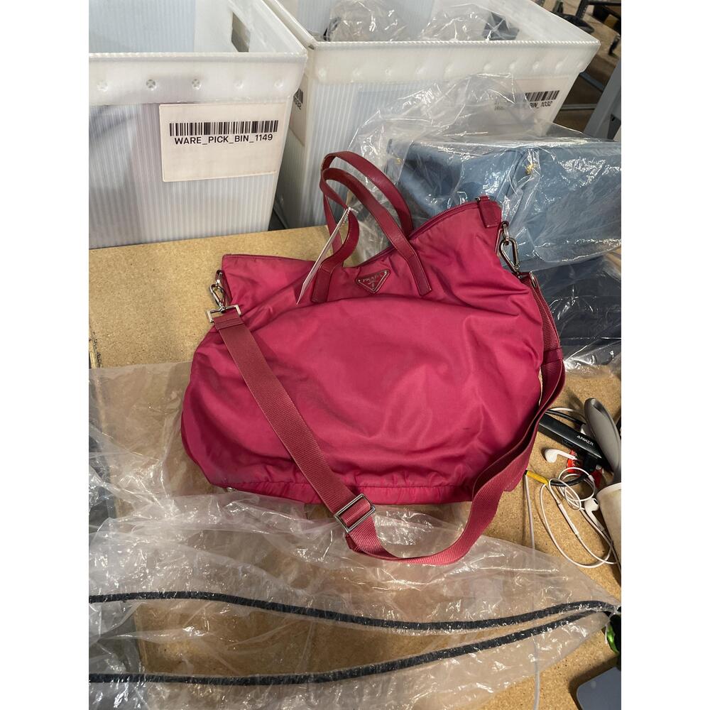 Prada Convertible Logo Tote Tessuto #254912P30B - Picture 8 of 8
